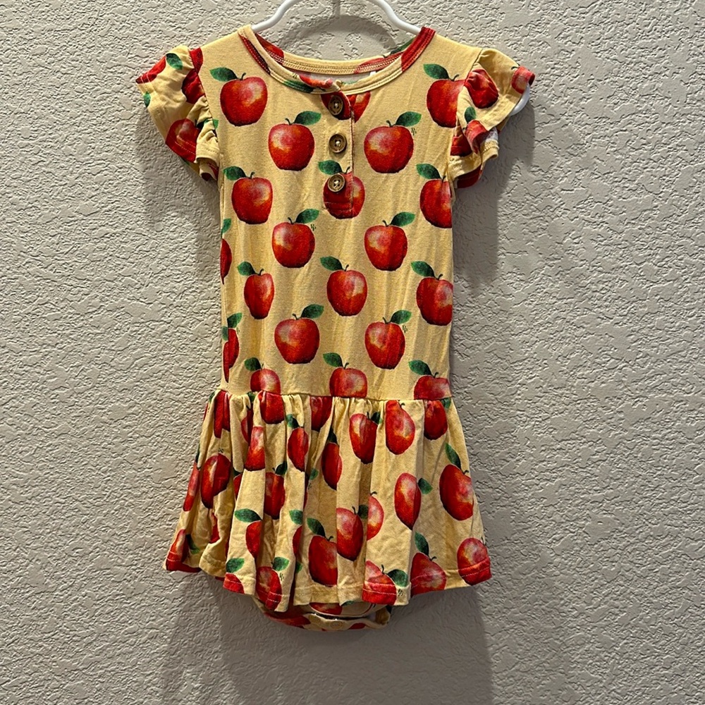Posh Peanut Body Suit Dress 2T
